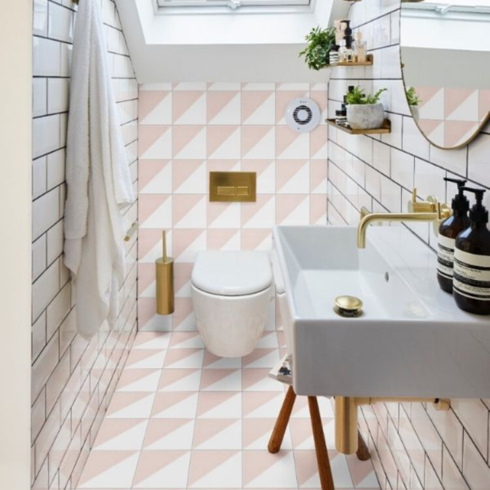 Ca' Pietra Parisian Cafe Tri Rosa Porcelain Textured Tiles - Image 1